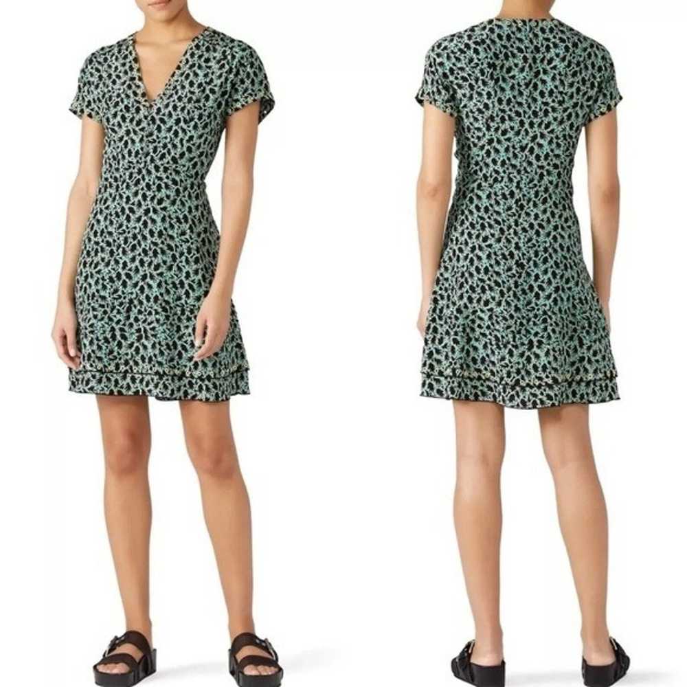 Derek Lam 10 Crosby silk blend beleaf dress 18 - image 5