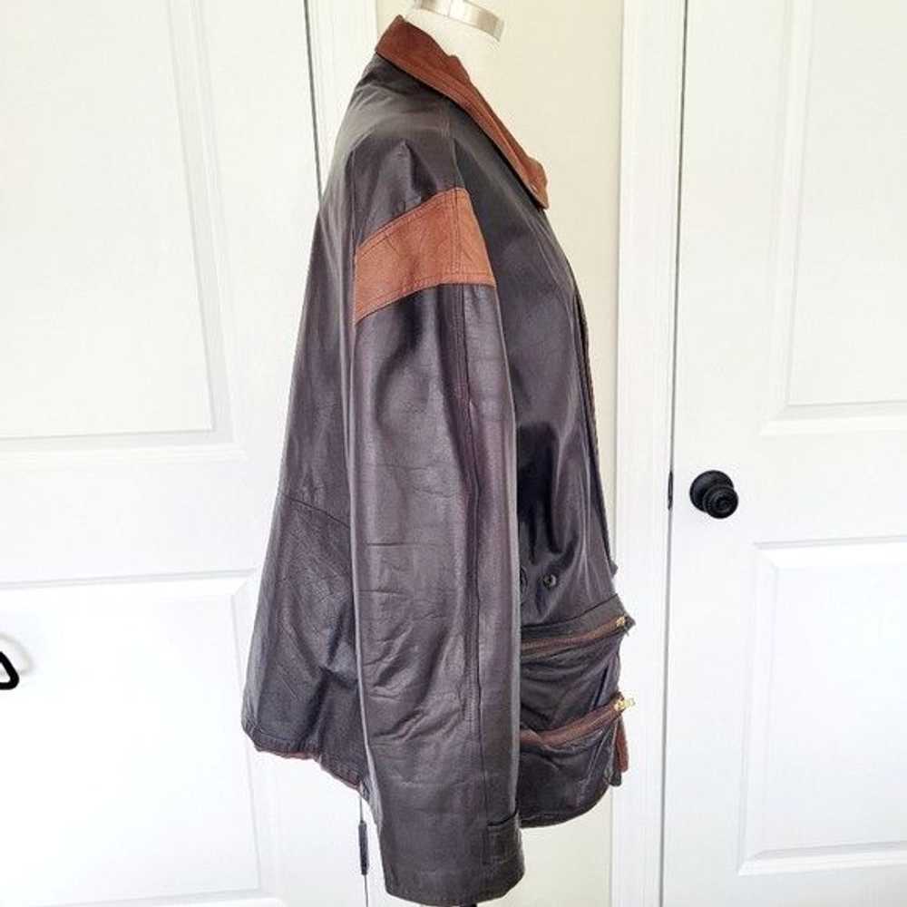 Genuine Leather × Very Rare × Vintage B. Altman &… - image 3