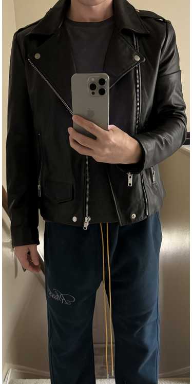 Oak NYC OAK NYC 100% LAMB Leather Jacket Black