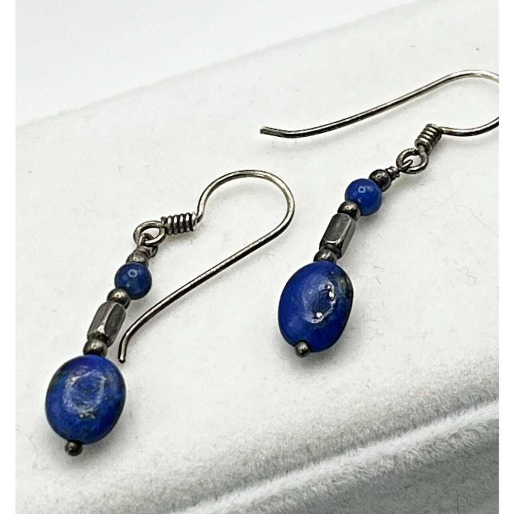 The Unbranded Brand GENUINE LAPIS LAZULI STERLING… - image 1