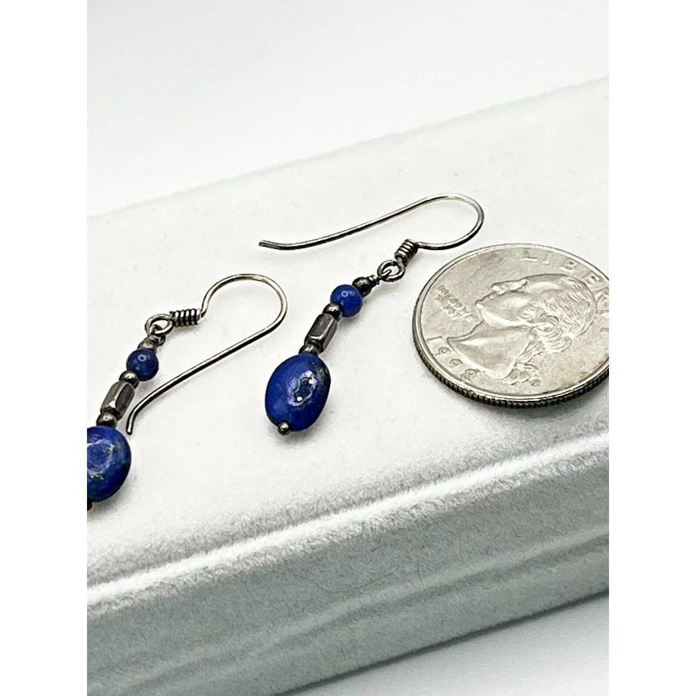 The Unbranded Brand GENUINE LAPIS LAZULI STERLING… - image 2