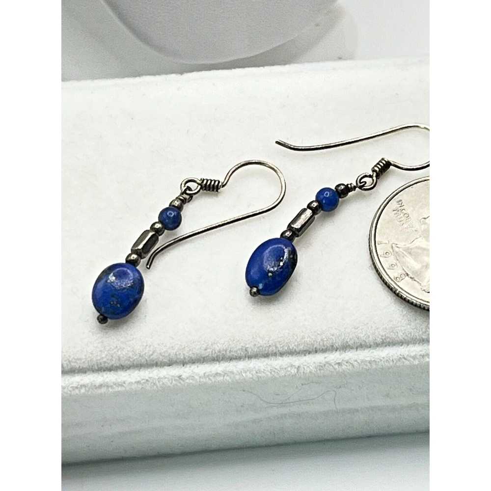 The Unbranded Brand GENUINE LAPIS LAZULI STERLING… - image 3