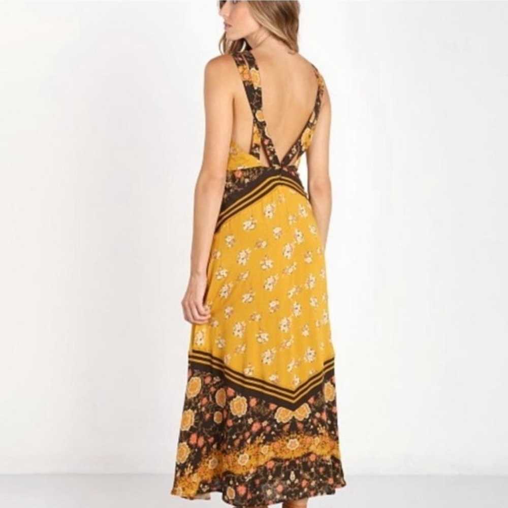 Free People Sunrise Oblivion Open Back  Maxi Dres… - image 2