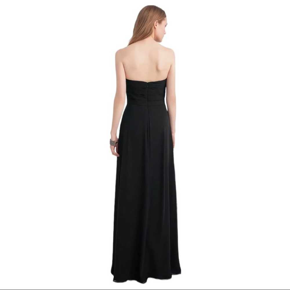 Bill Levkoff Women's Strapless Black Chiffon Form… - image 2