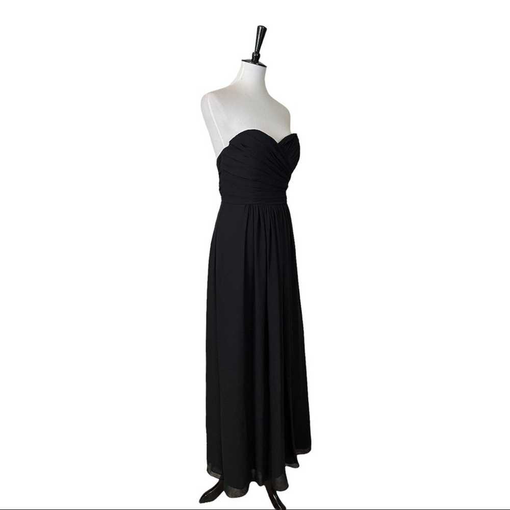 Bill Levkoff Women's Strapless Black Chiffon Form… - image 4