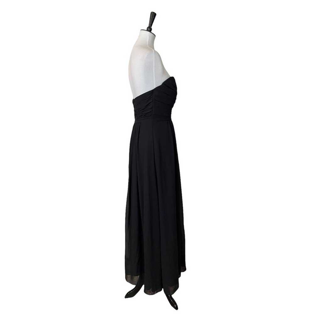 Bill Levkoff Women's Strapless Black Chiffon Form… - image 5