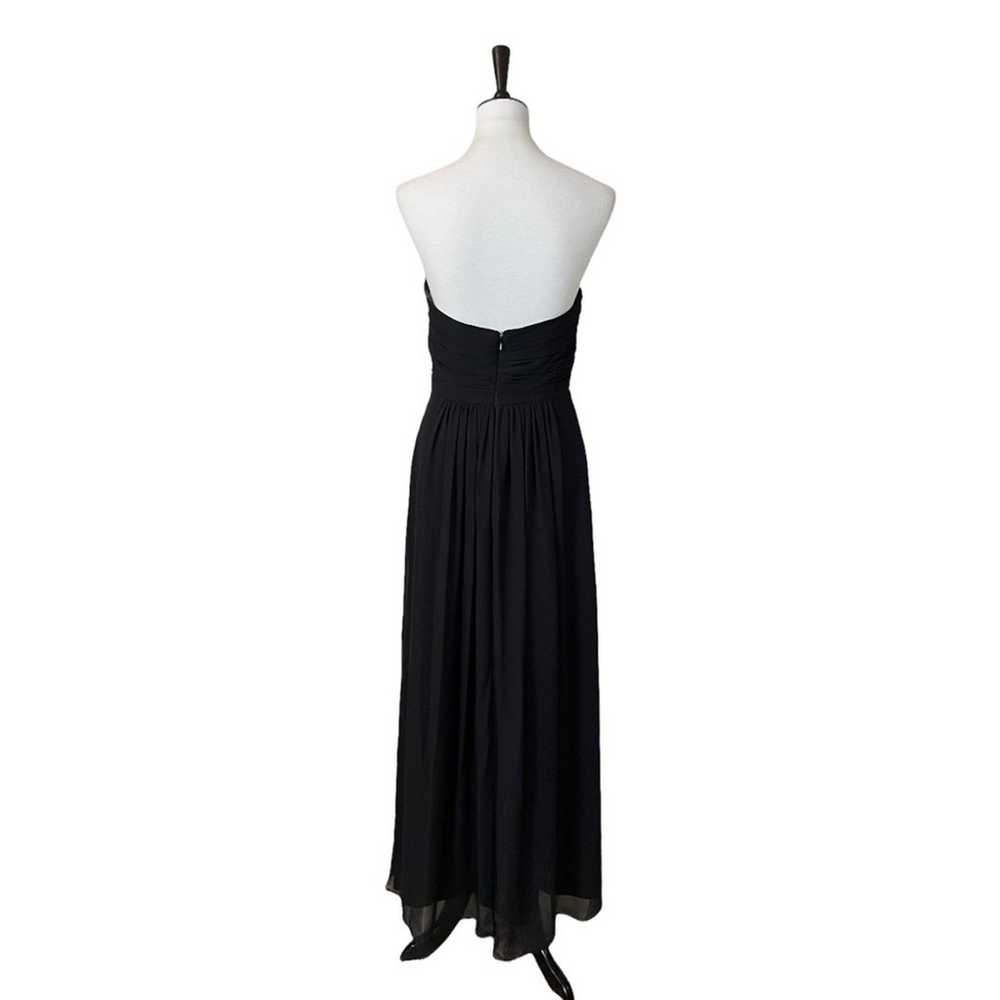 Bill Levkoff Women's Strapless Black Chiffon Form… - image 6