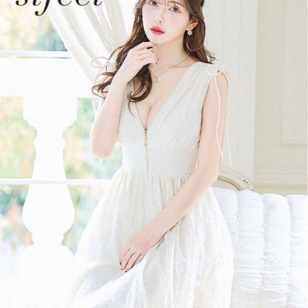 sifeel】Lace Layered One Piece Dress/Sleeveless/Zi… - image 1