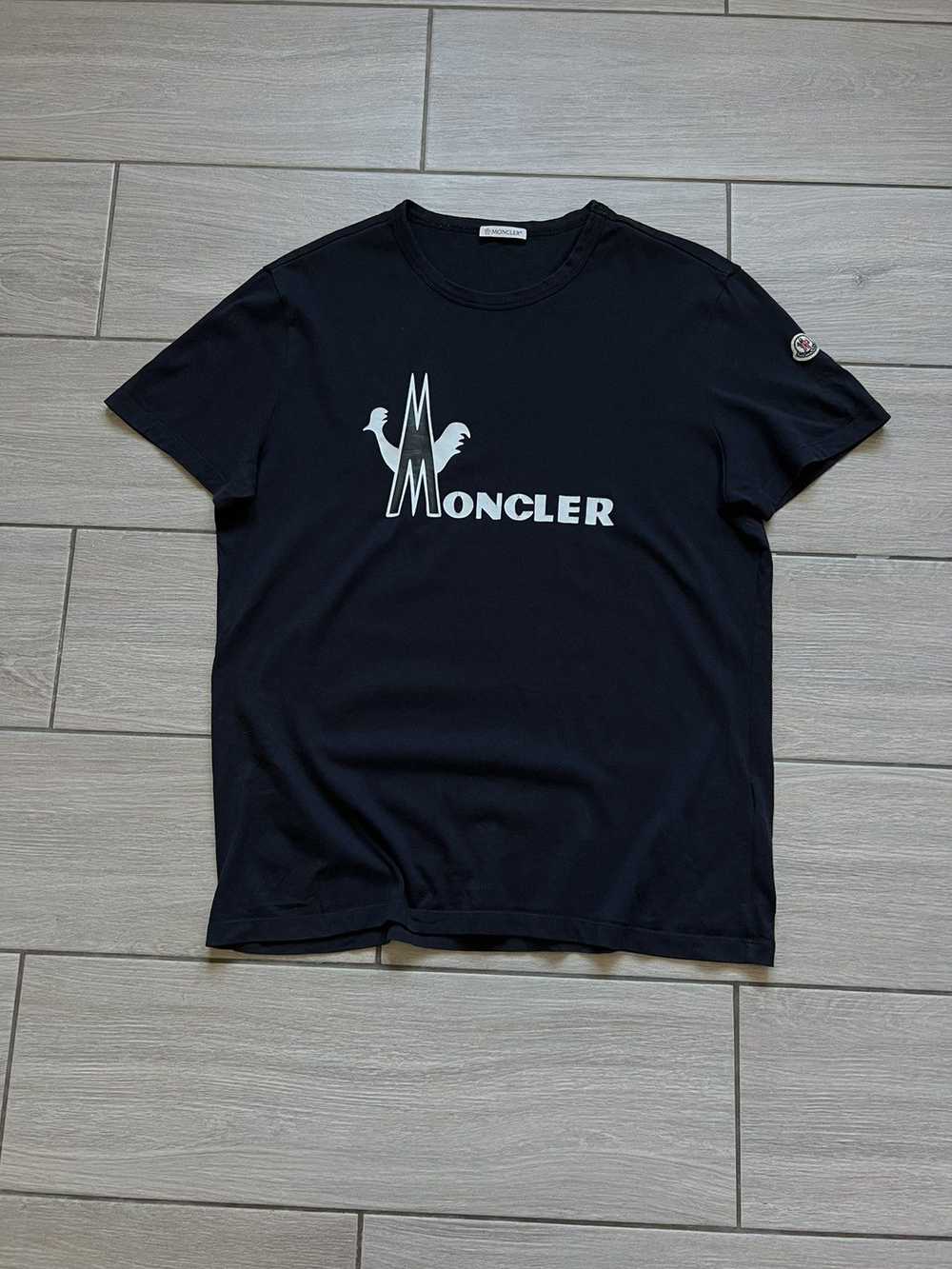 Moncler × Streetwear × Vintage Moncler t-shirt Bi… - image 2