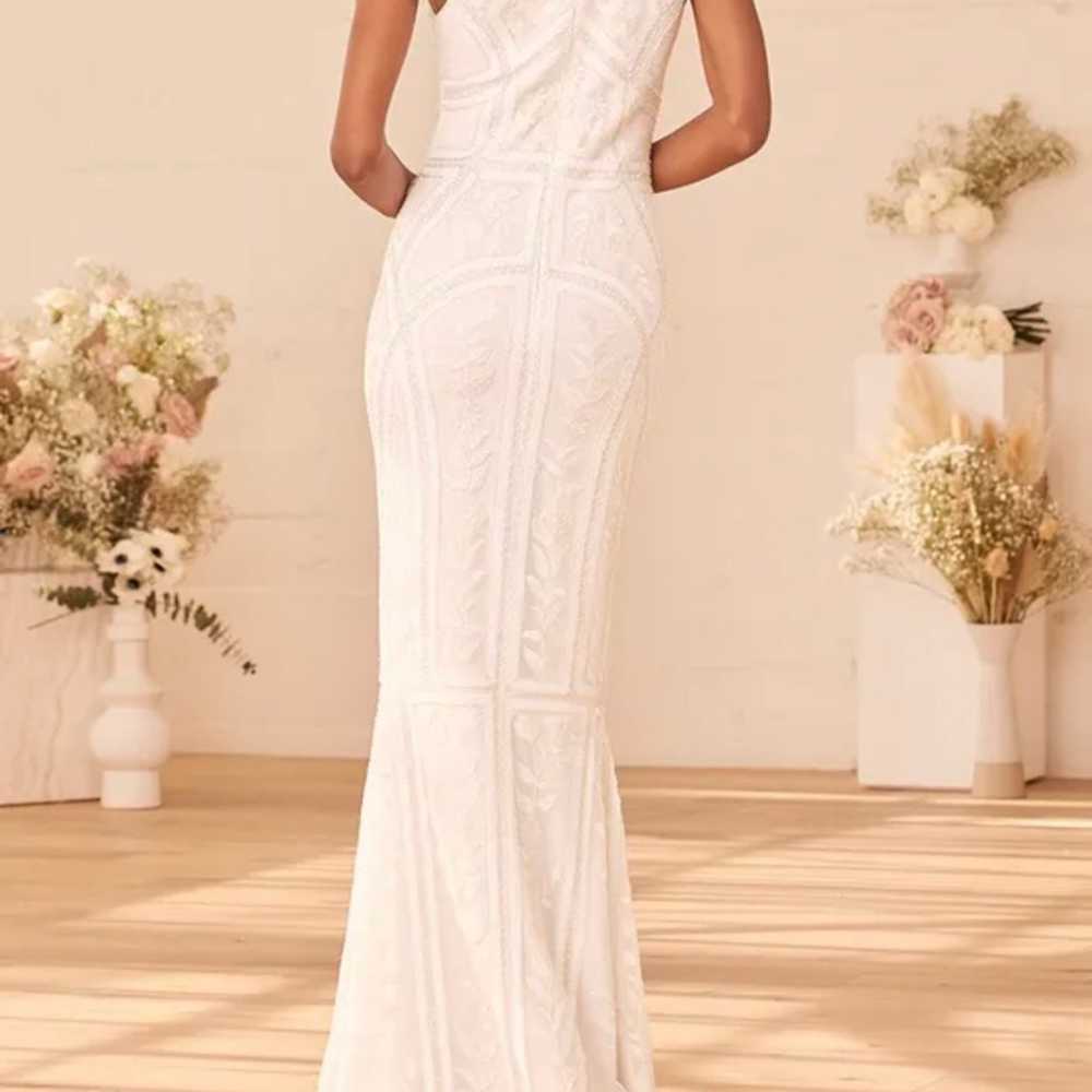 Lulus bridal dress size XL - image 3