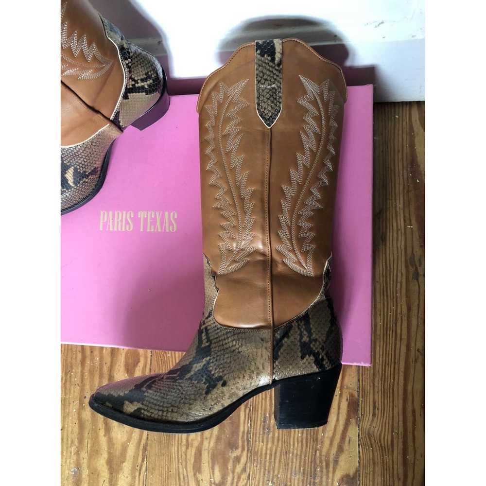 Paris Texas Leather western boots - image 4