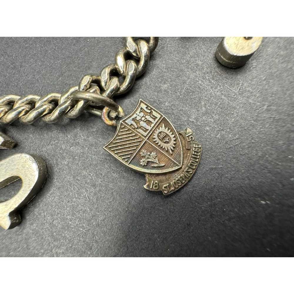 Vintage 1851 St. Joseph College S & J Charm Curb … - image 2