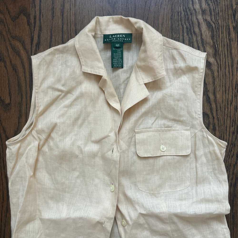 Lauren Ralph Lauren Linen vest - image 2