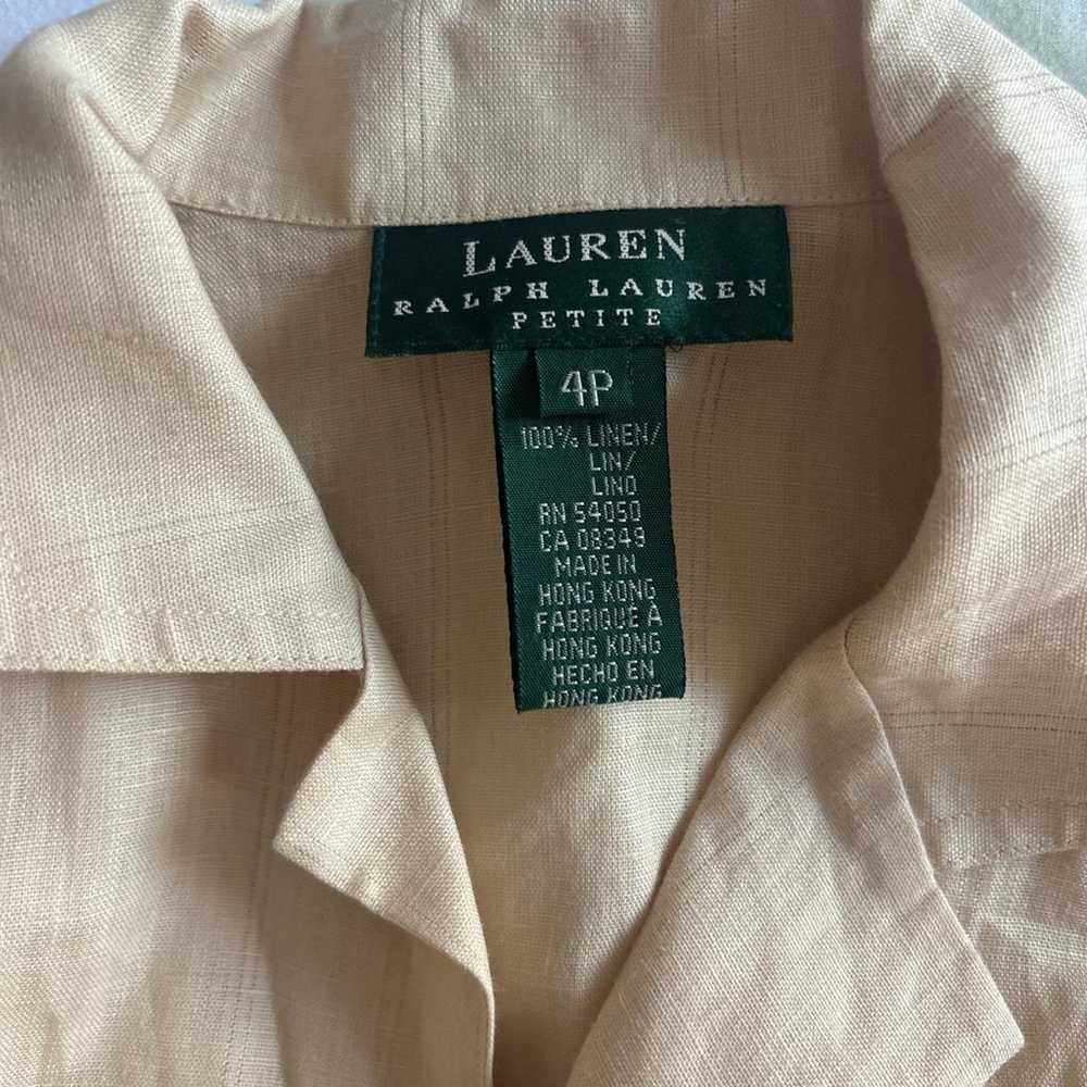 Lauren Ralph Lauren Linen vest - image 3