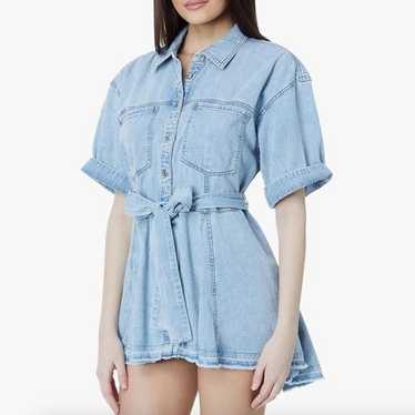 Free People Jenny Denim Tunic - size small