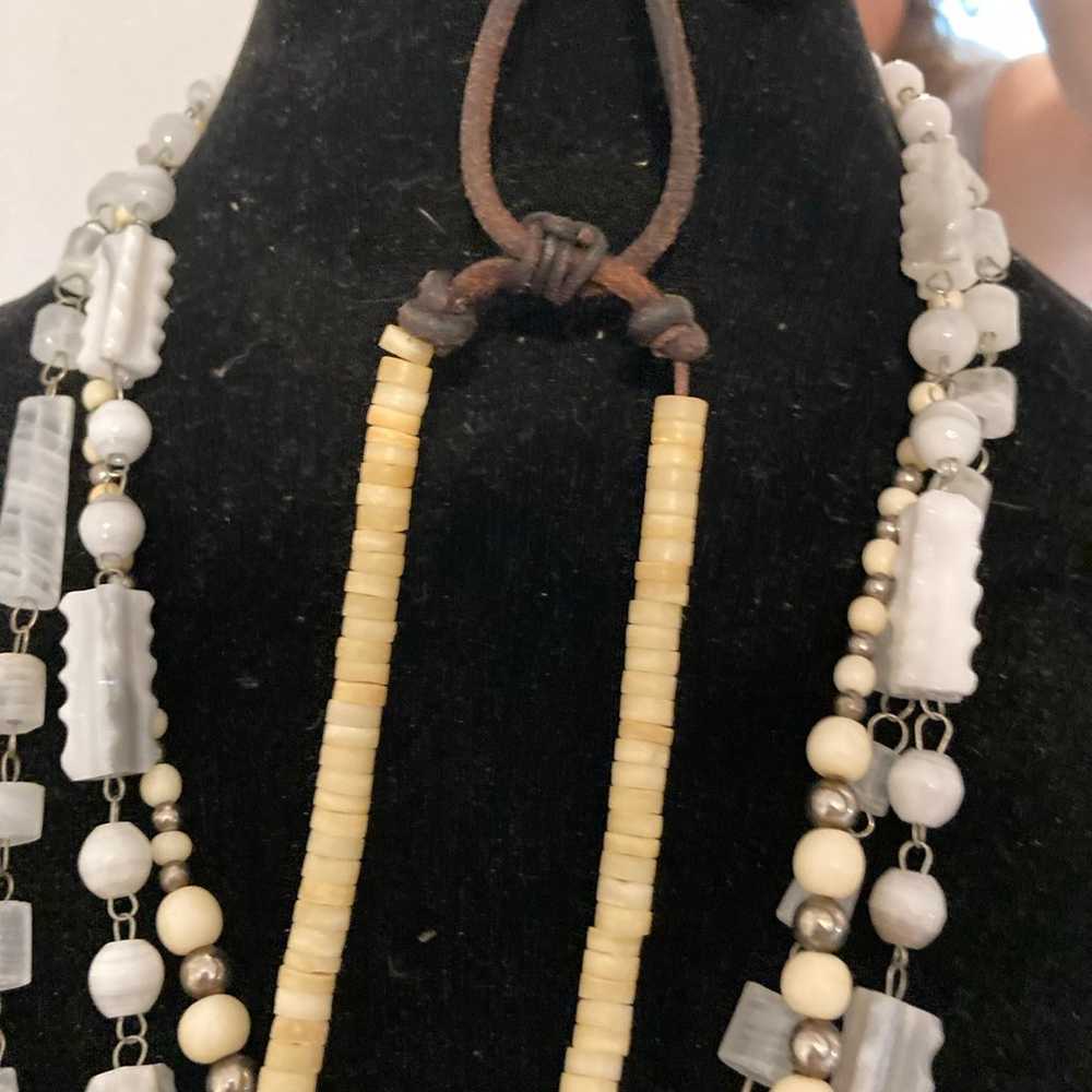 Vintage Native American Heishi Necklace - image 6