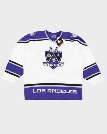 Vintage buy Los Angeles kings hockey jersey NHL 90s white purple pro player