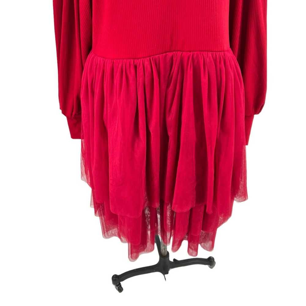 Ivy City Co. Short Cosette Dress in Red Tulle Plu… - image 4