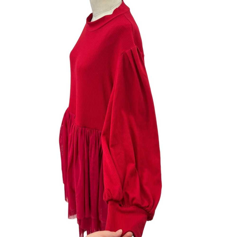 Ivy City Co. Short Cosette Dress in Red Tulle Plu… - image 6