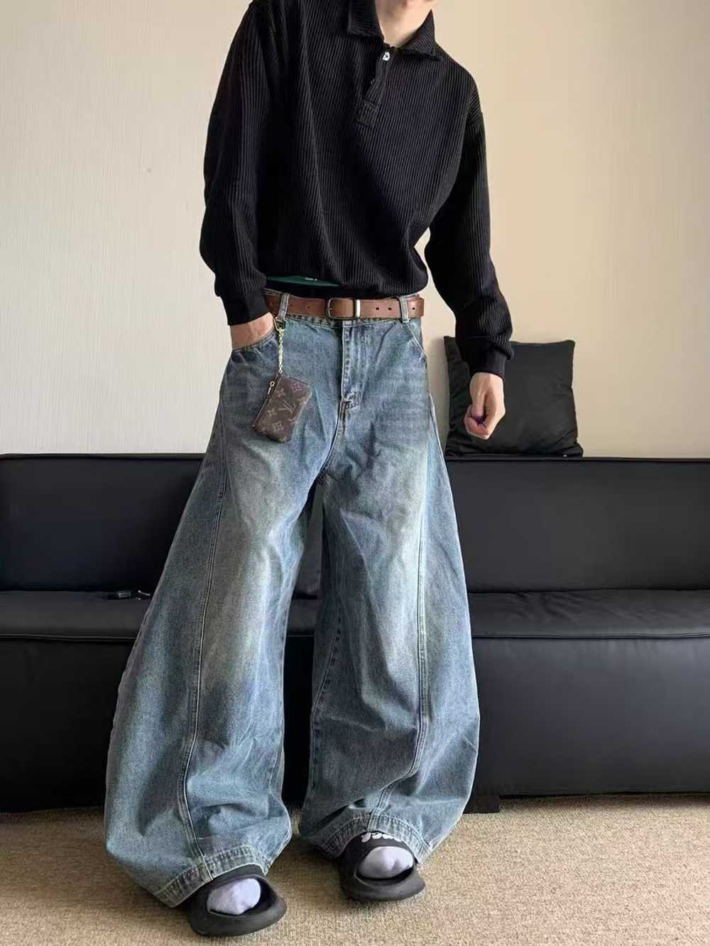 Japanese Brand × Jean × Streetwear Vintage washed… - image 1