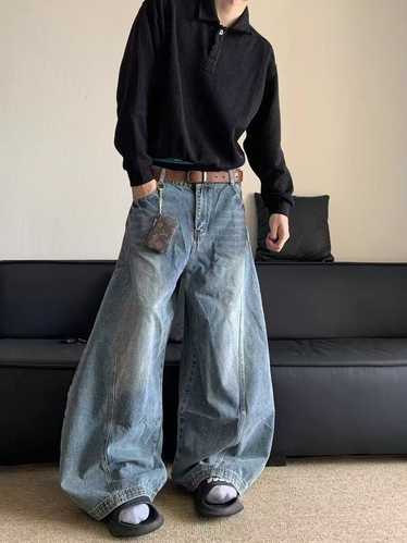 Japanese Brand × Jean × Streetwear Vintage washed… - image 1