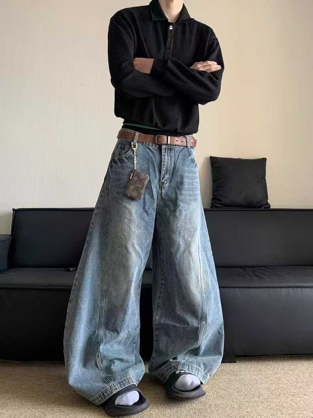 Japanese Brand × Jean × Streetwear Vintage washed… - image 2