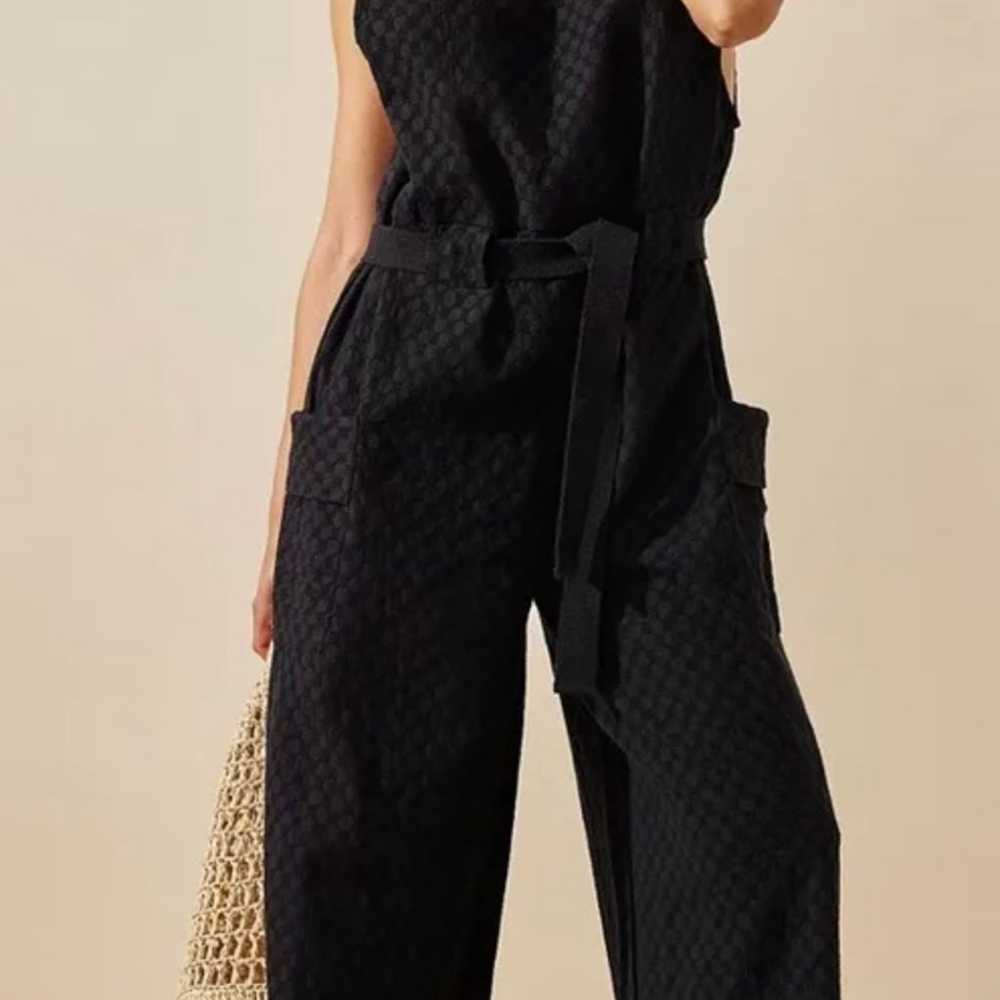 Free People She’s a Catch Wide Leg Cropped Jumpsu… - image 11