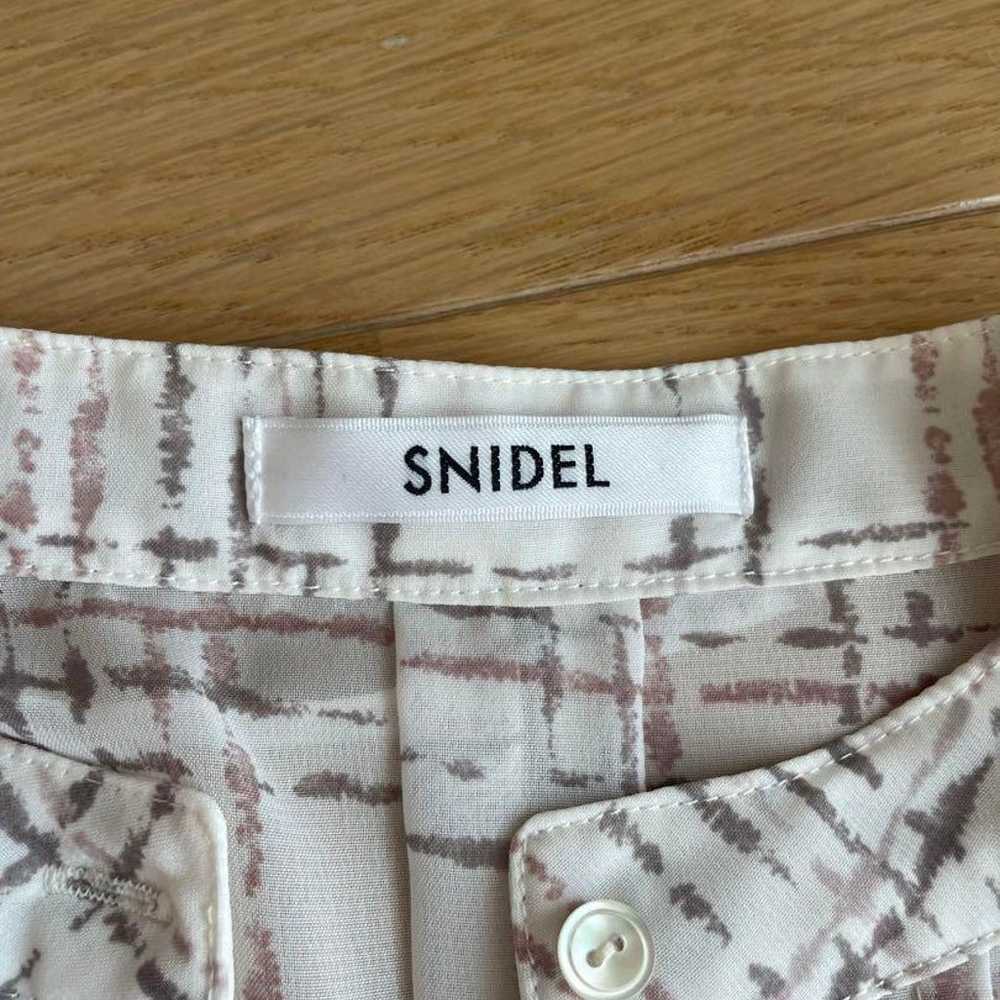 snidel sustainable Frill Checked One-piece - image 6