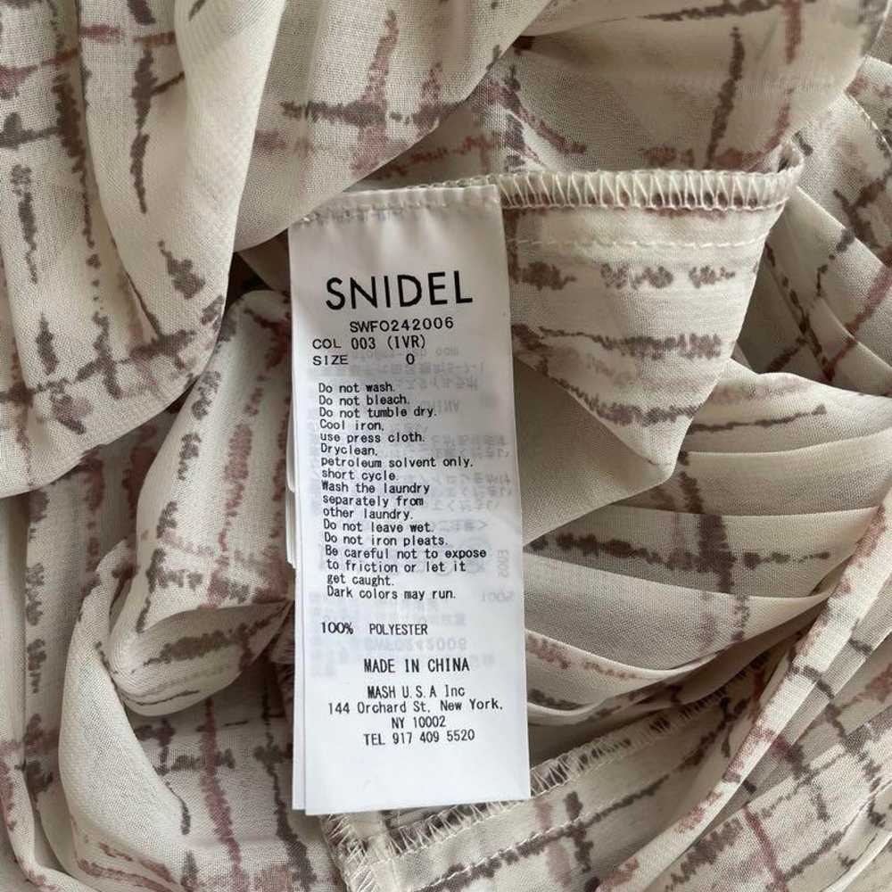 snidel sustainable Frill Checked One-piece - image 7