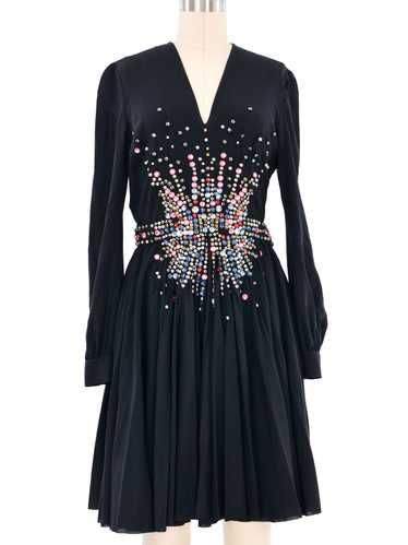 Miu Miu Crystal Studded Dress