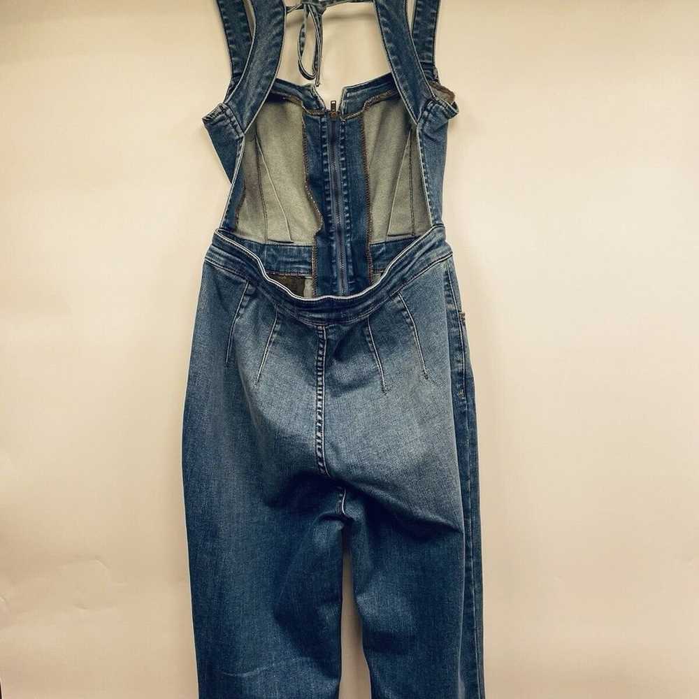 Free People Denim Jumpsuit/ Women’s Size 4/ One p… - image 2