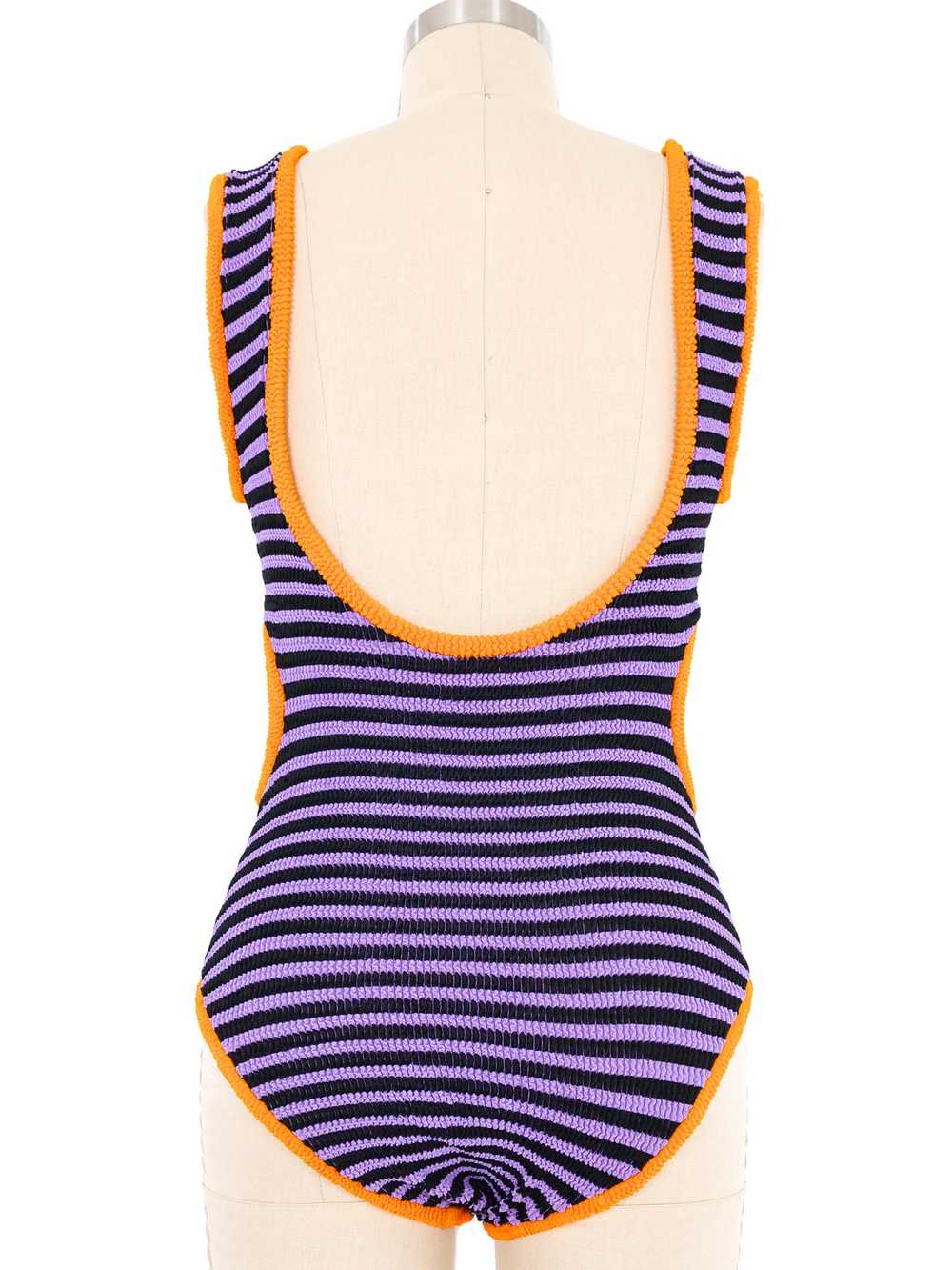 Liza Bruce Cutout Striped Swimsuit - image 4