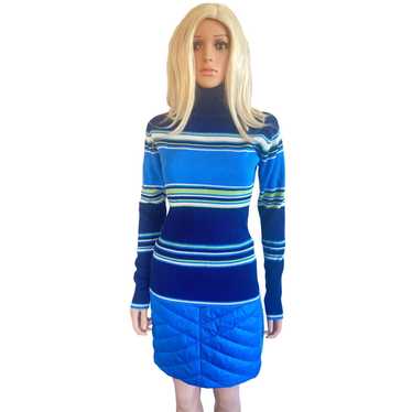 Obermeyer Obermeyer Vintage Turtleneck Stripe Blue