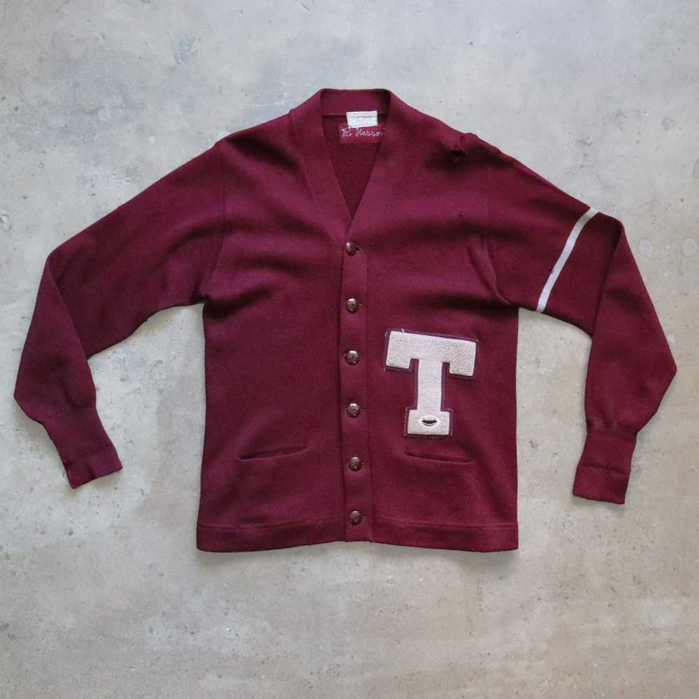 50's Varsity Letterman Cardigan - image 1