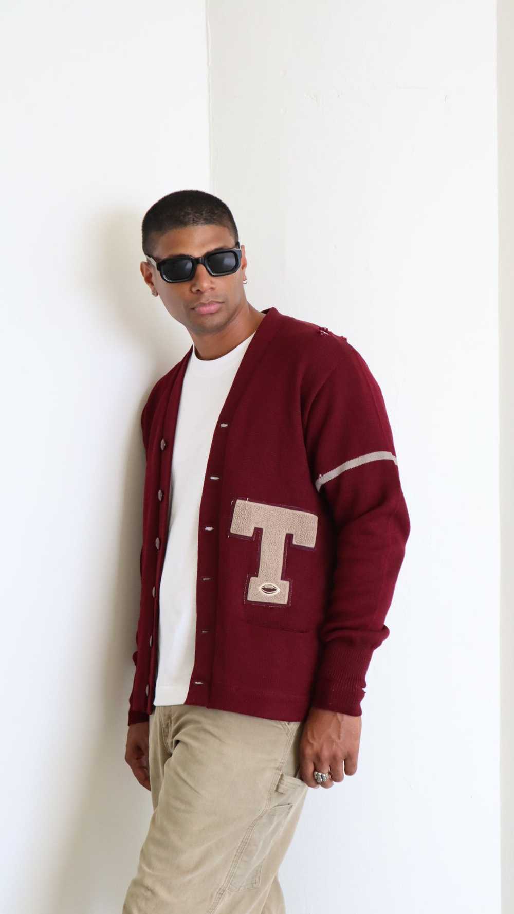 50's Varsity Letterman Cardigan - image 2