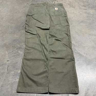 Carhartt VTG Y2K Green Carhartt Carpenter Cargo Pa