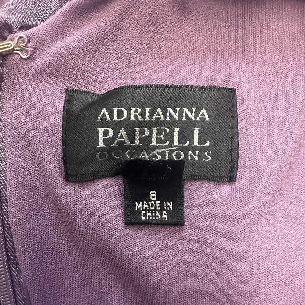 Adrianna Papell Occasions Size 8 Light Purple Tie… - image 10