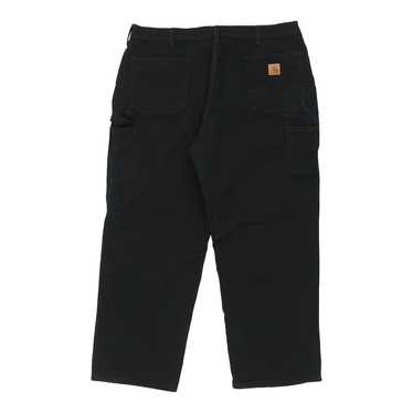 Carhartt Carpenter Trousers - 36W 28L Black Cotton