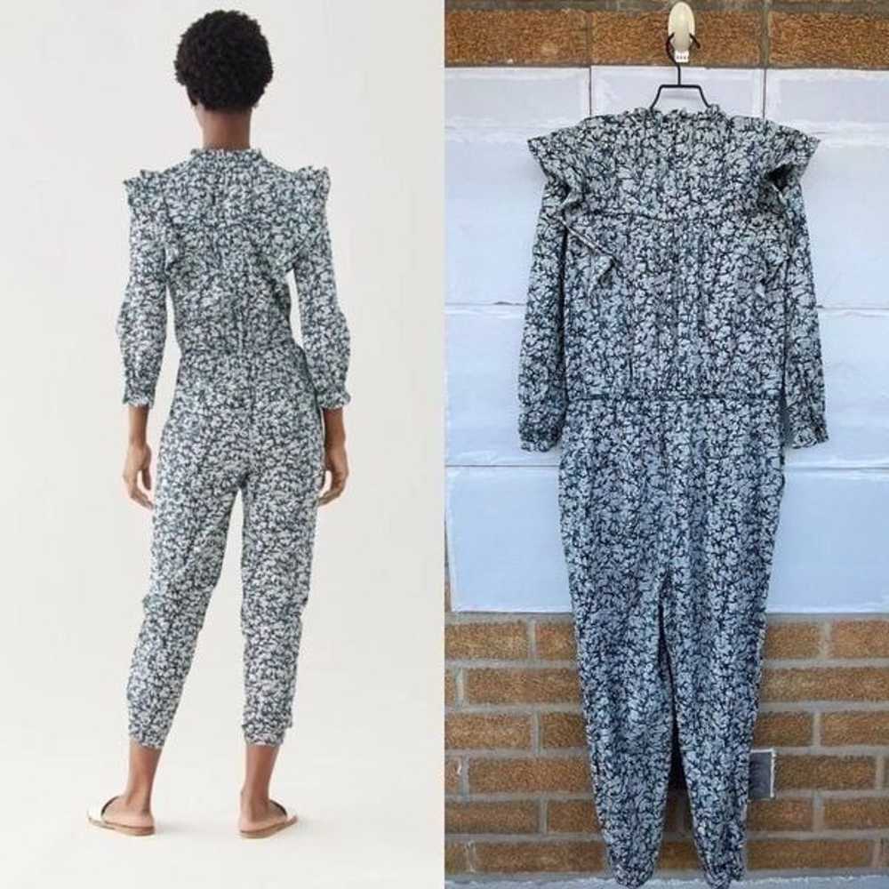 VERONICA BEARD Tanay Batik Puff Sleeve Jumpsuit S… - image 4