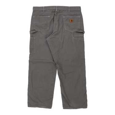 Carhartt Carpenter Trousers - 38W 30L Grey Cotton