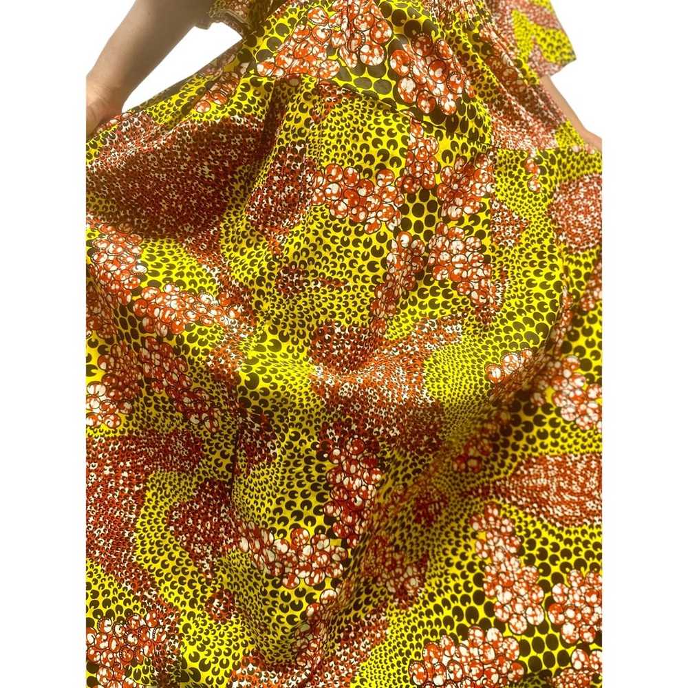 Vibrant Floral Print Maxi Dress - image 2