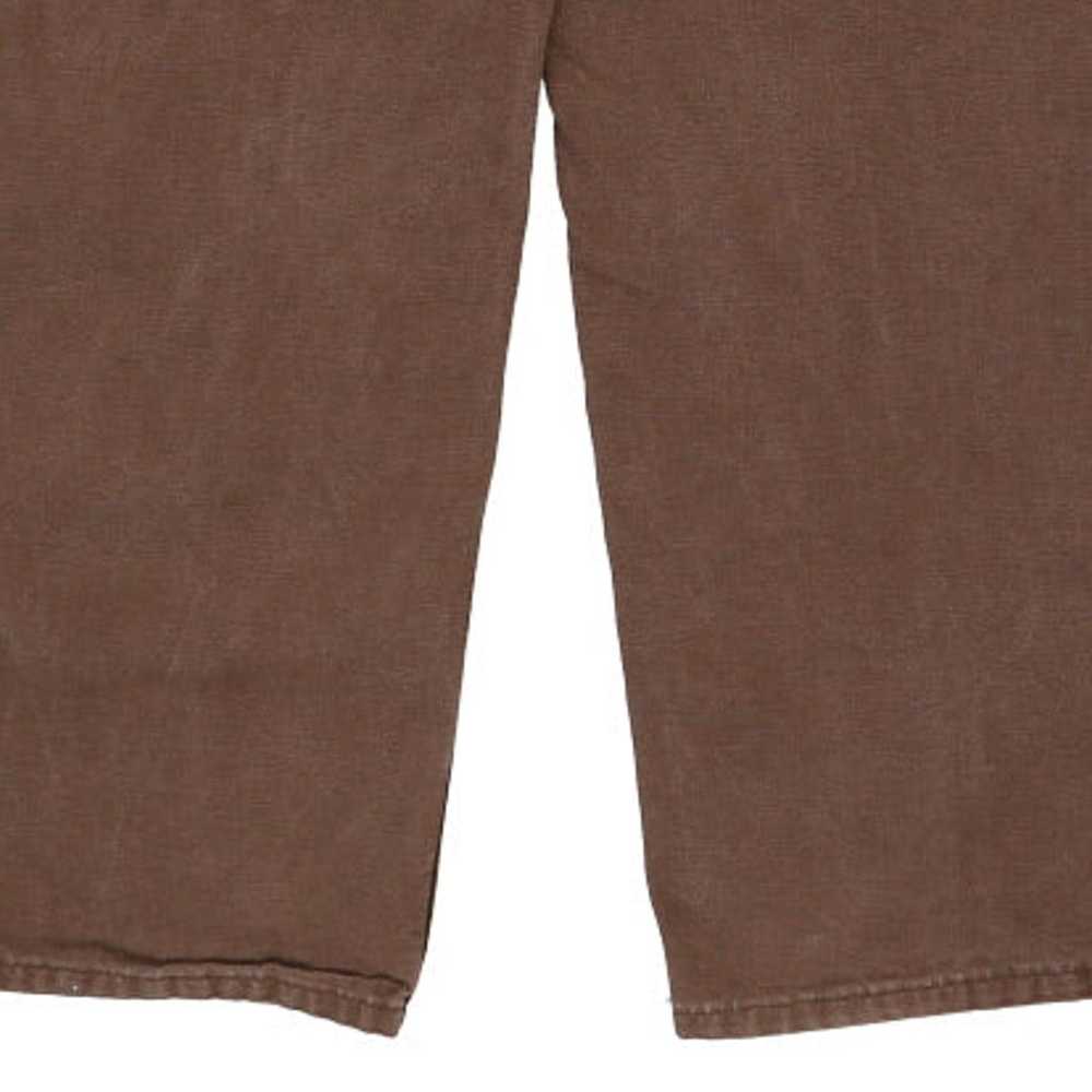 Carhartt Carpenter Trousers - 36W 32L Brown Cotton - image 3