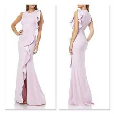 Carmen Marc Valvo Infusion Ruffle Gown - image 1