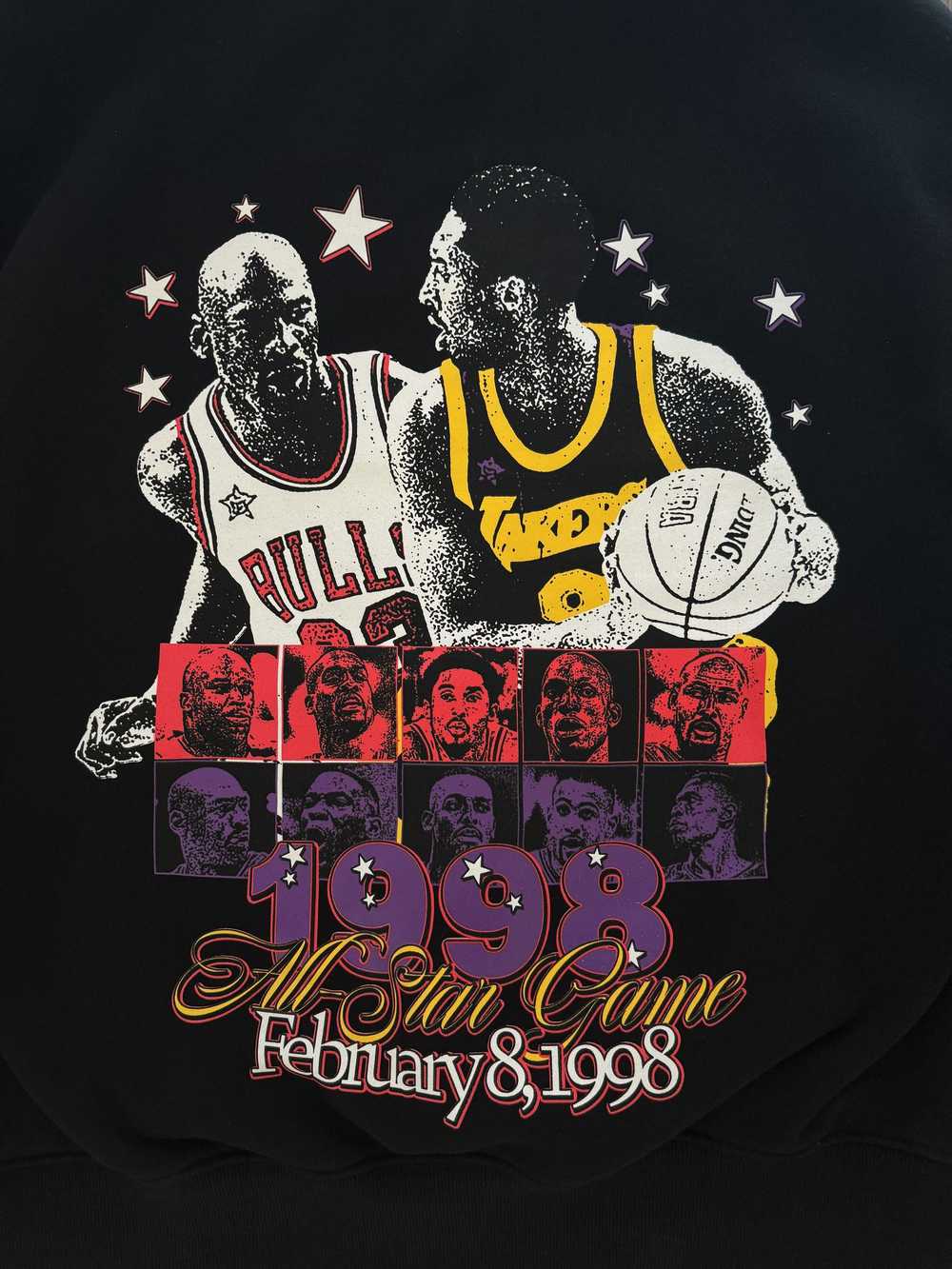 NBA Anti Kobe Jordan 98 NBA All Star Game Hoodie S - image 3