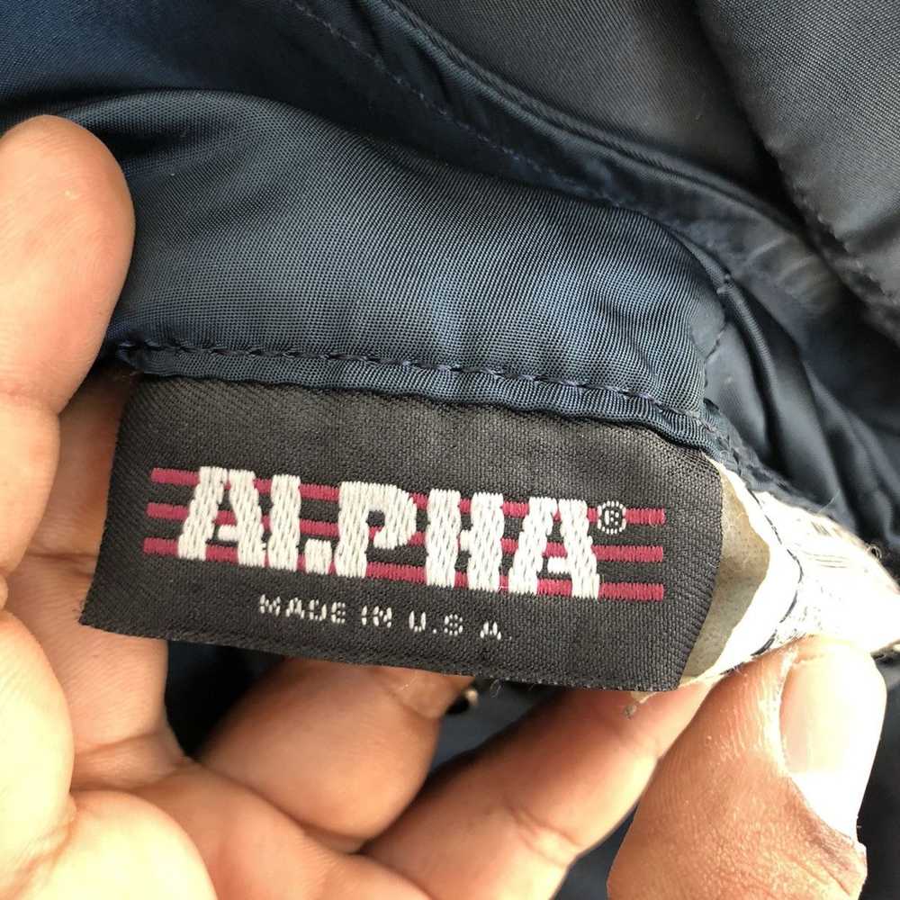 Alpha Industries × Bomber Jacket × Usaf ALPHA IND… - image 9