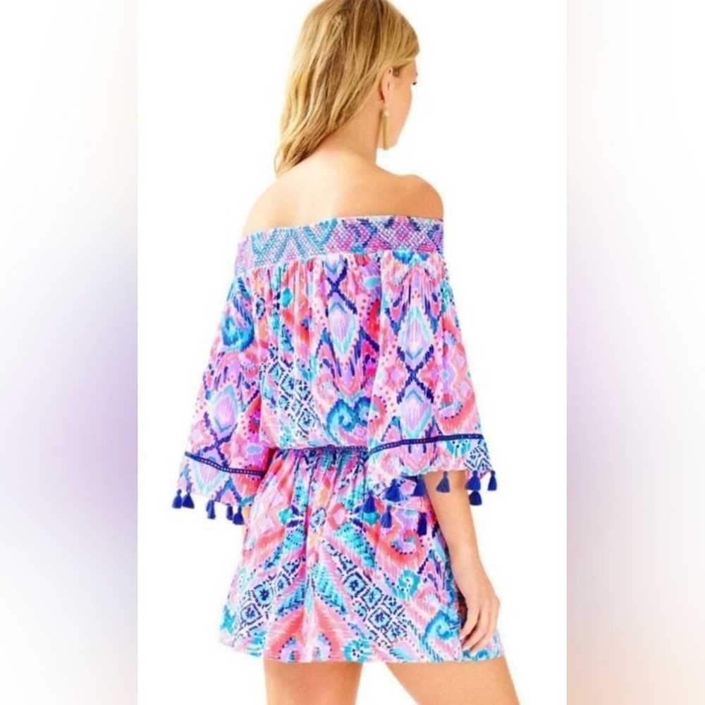 Lilly Pulitzer "Joelle" Off The Shoulder Tunic Dr… - image 2