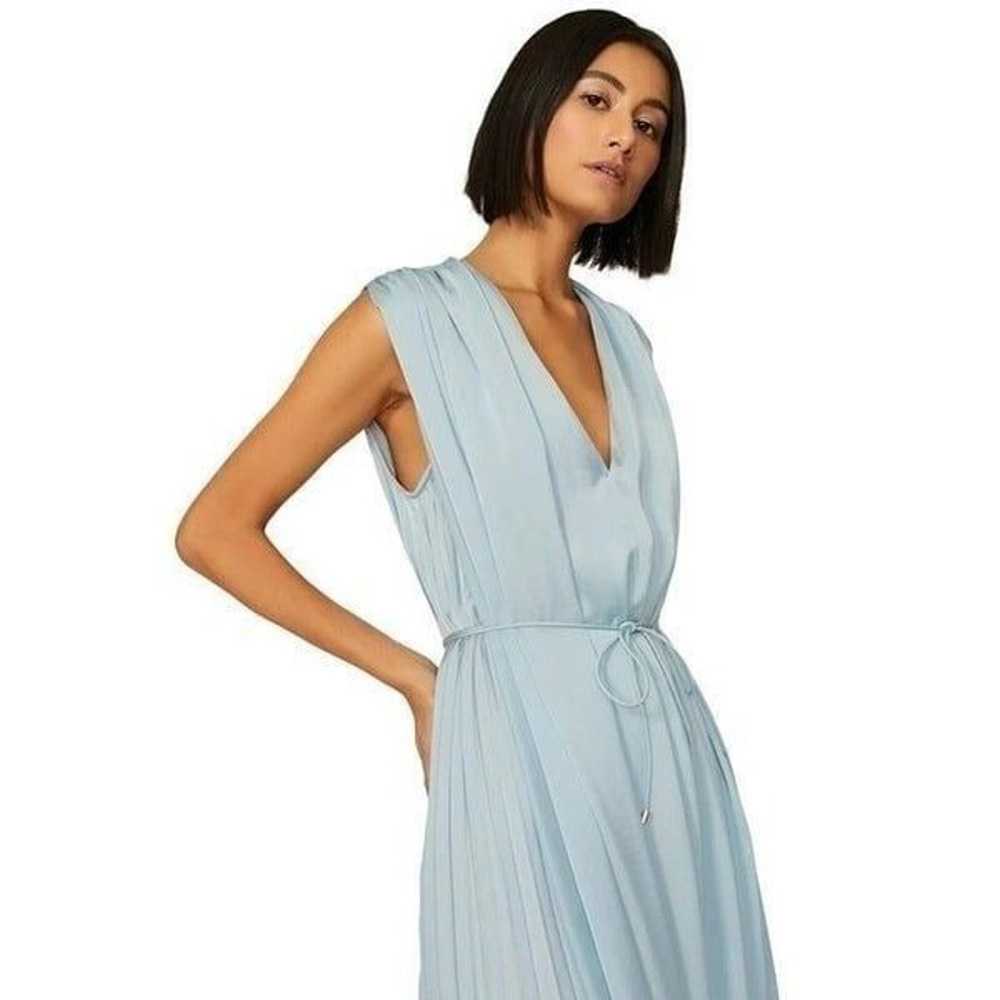 TOME Collective Pleated Midi Dress in Blue 12 Wom… - image 4