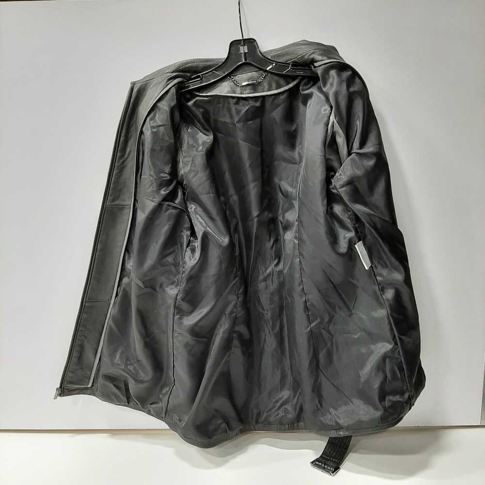 Wilsons Leather Belted Trench Coat Style Jacket - image 3