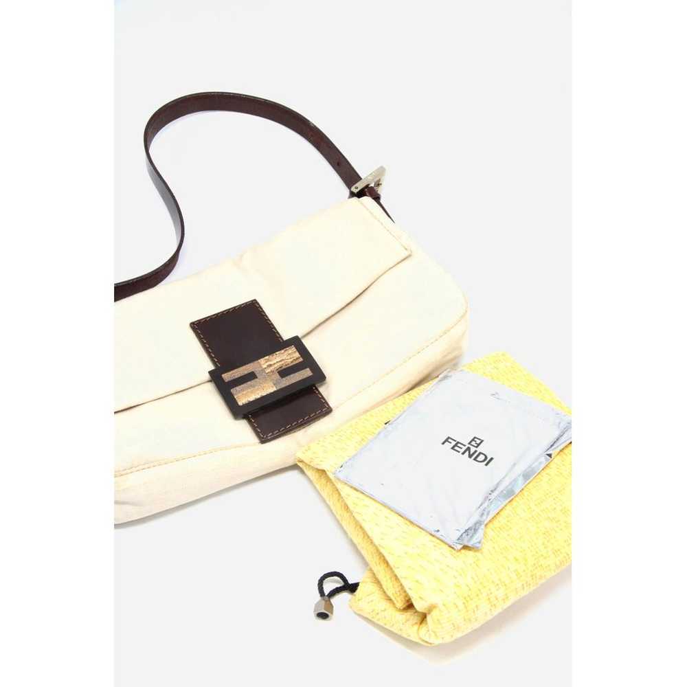 Fendi Baguette cloth handbag - image 7