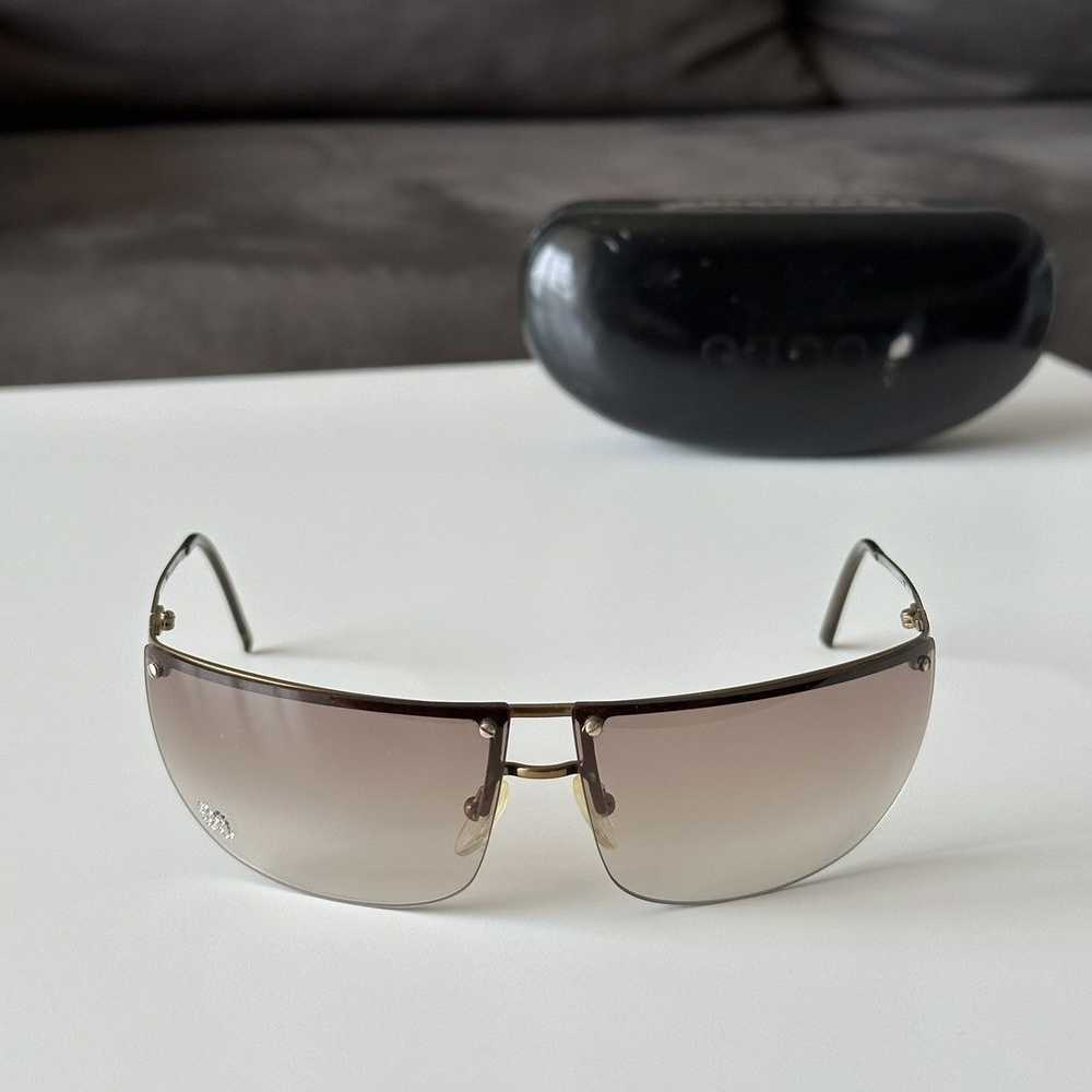 Gucci × Tom Ford × Vintage GUCCI Bronze Sunglasse… - image 5